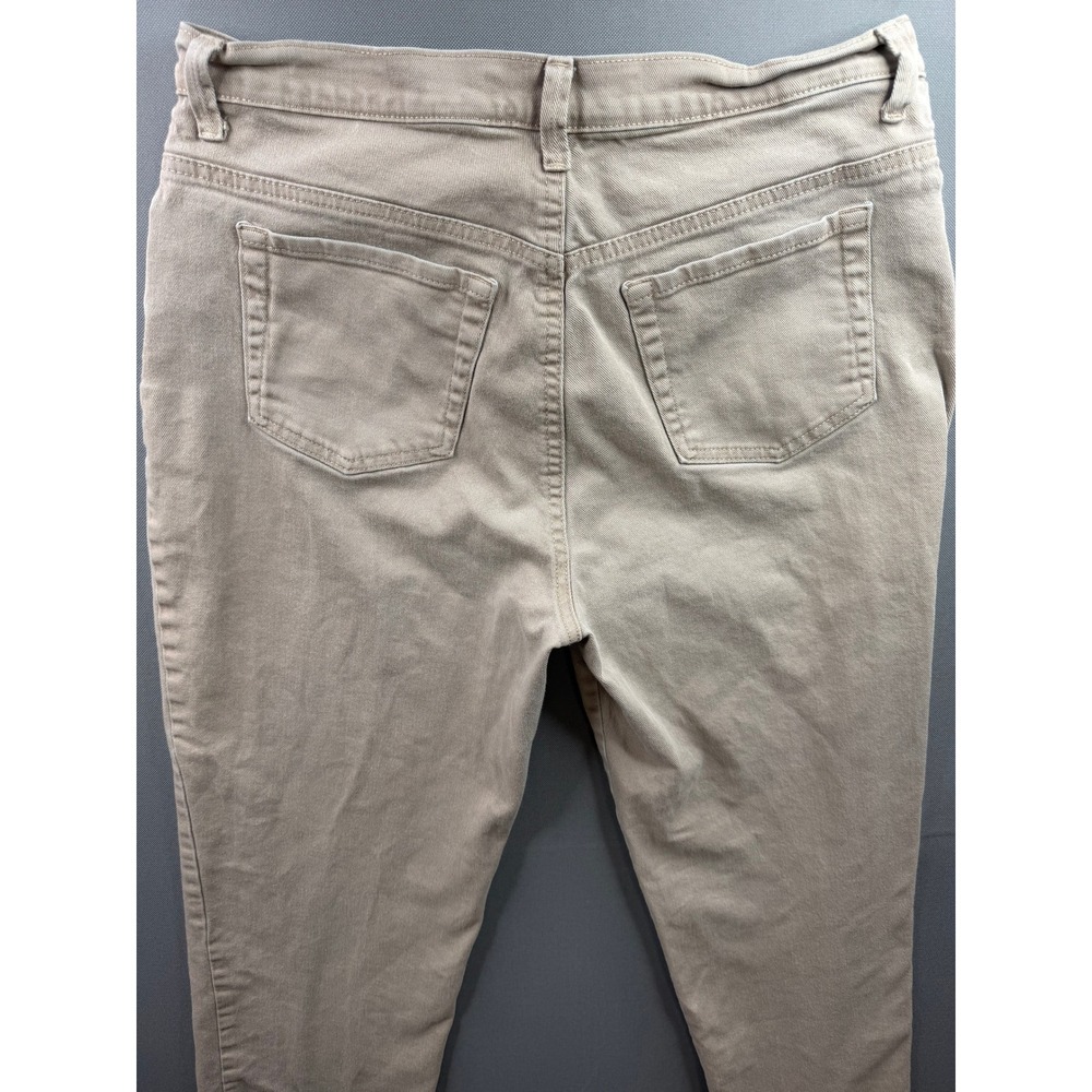 Gloria Vanderbilt Amanda Jeans Womens Tan High Rise Tapered 32x29 - Picture 2 of 11
